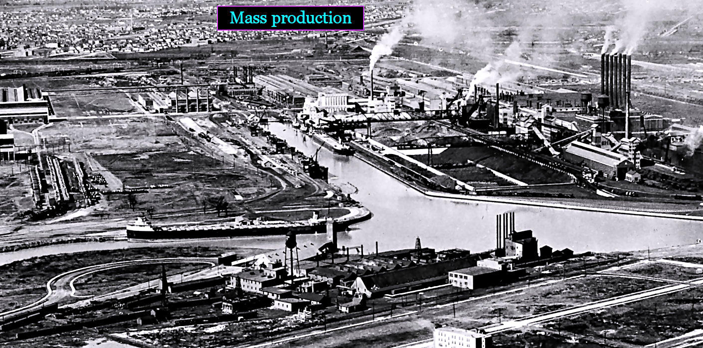 Moving assembly line, Rouge River